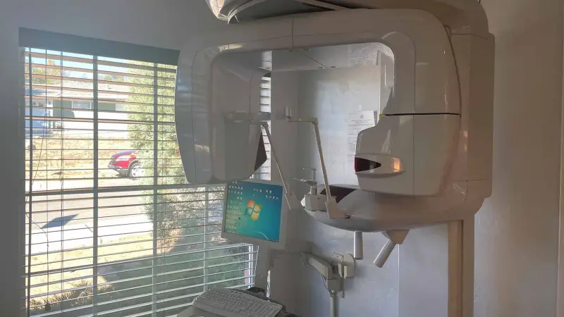 3D Dental Imaging Technology, Prescott Dental Arts Prescott AZ Panoramic and 3D dental imaging machine at Prescott Dental Arts in Prescott, AZ, used for precise diagnostics and implant treatment planning